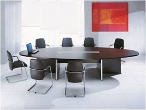 Boat Shaped Conference Table