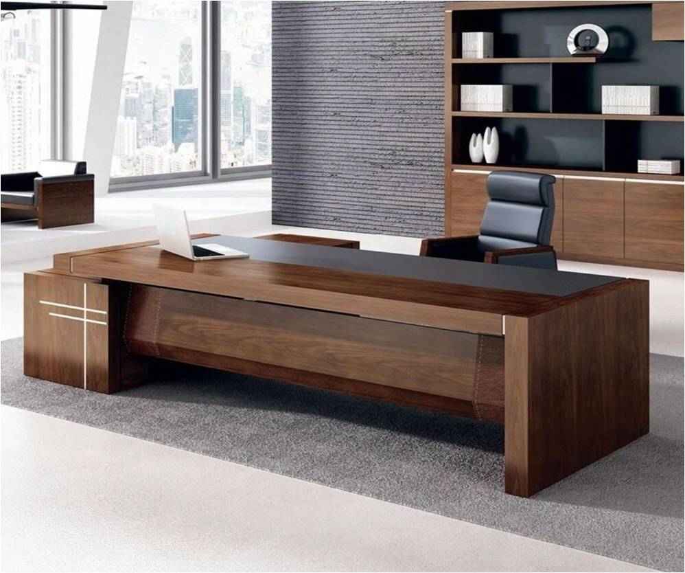 Modern site office cabin interior – boss cabin with integrated AV system