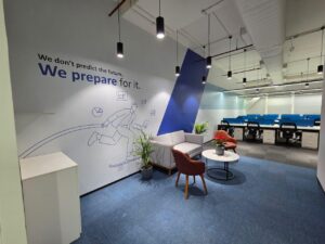 Background design of office