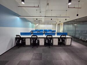 workstation of an office