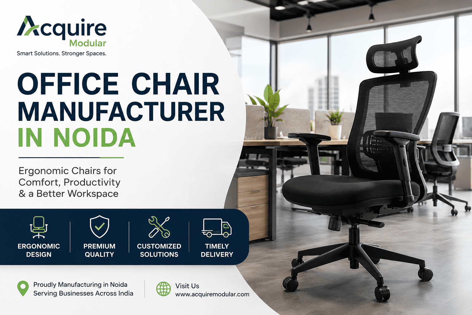 Office chair manufacturer in noida